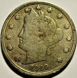 1910 5 Cents