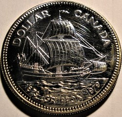 Elizabeth II - One Dollar 1679-1979 - Griffon's 300th Anniversary
