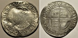 Elizabeth I Tudor - One Shilling 1582-83 - Kingdom of England
