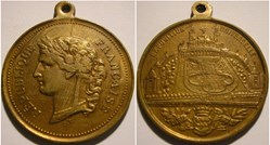 Exposition Universelle Paris - 1878 Médaille, Palais du Trocadéro