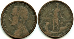 1908 Regno d'Italia, 5 Centesimi, Roma - Vittorio Emanuele III