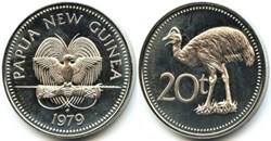 Papua New Guinea - 20 Toea 1979