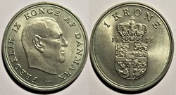 Frederik IX Denmark - 1 Krone 1971