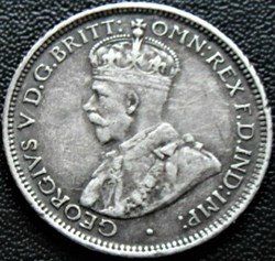 George V - Six Pence 1926 - Australia