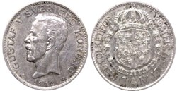 Gustaf V of Sweden - 1 Krona 1932