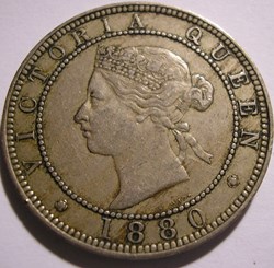 Victoria - One Penny 1880 - Jamaica Island