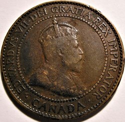 Edward VII - 1 Cent 1908