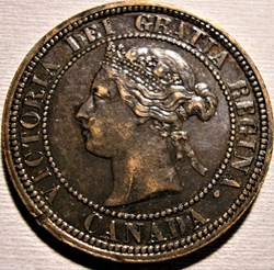 Victoria - One Cent 1876 Heaton (ex.3)