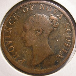 Victoria - HalfPenny 1840 - Nova Scotia