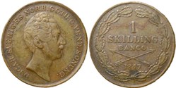 Sweden - Oscar I - 1 Skilling 1847 (2ex)