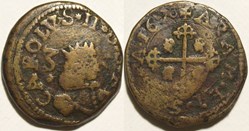 1670 Royaume de Sardaigne, 3 Cagliaresi - Carlos II d'Espagne