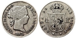1863 Madrid - 4 Reales - Isabel II de España
