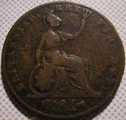 George IV - Half Penny 1827 Great Britain