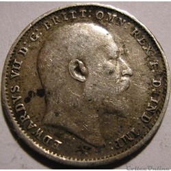 Edward VII - 3 Pence 1908 - United Kingdom