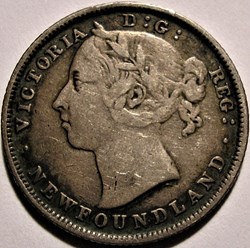 Victoria - 20 Cents 1882 H Newfoundland