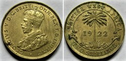 George V - 2 Shillings 1922 - West Africa