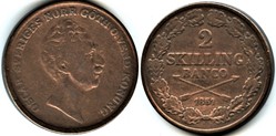 Sweden - Oscar I - 2 Skilling 1851