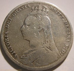 Victoria - 1 Shilling 1890 - Kingdom of Great Britain