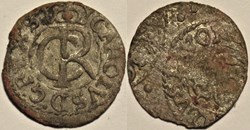 Karl XI of Sweden - 1 Solidus Riga, Livonia - Off-center