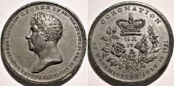 George IV - Coronation Medal 1821 at Westminster, Great Britain