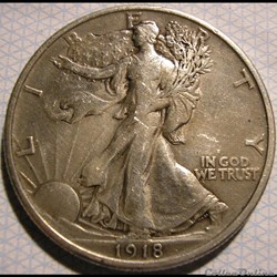 1918 Half Dollar