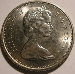 Elizabeth II - 25 Cents 1977