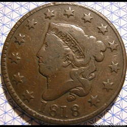 1818 One Cent (ex.2)