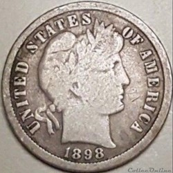 1898 Dime