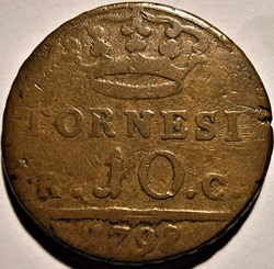 1798 Royaume de Naples, 10 Tornesi - Ferdinand III de Bourbon-Siciles