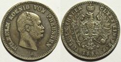 Wilhelm I - 1/6 Thaler 1864, Berlin - Kingdom of Prussia