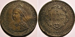Queen Victoria - Longest Reign Commemorative Medalet 1837-1897 (ex.2)