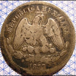 México - 25 Centavos 1877 Mo