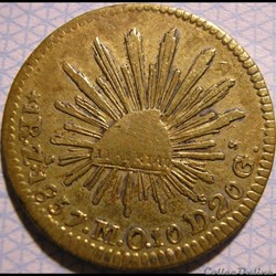 México - Real 1857 Zacatecas - 2nd Republic