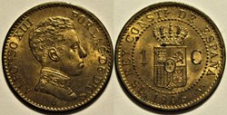 1906 - Centimo - Alfonso XIII de España (ex.2)