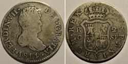 1814 Cataluña - 2 Reales - Fernando VII de España