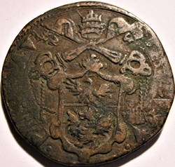 Paul V, Pope - Mezzo Baiocco (1611) An VI - Papal States