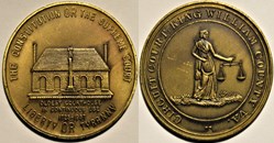 King William County Circuit Court Token 1727-1957