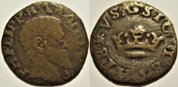 c.1556 Royaume de Naples, 2 Cavalli - Philippe II d'Espagne