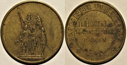 1878 Exposition Universelle Paris - Médaille Thiébaut & Fils