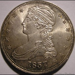 1837 Capped Bust Reeded Edge