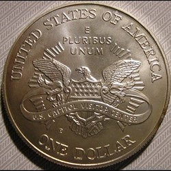 Capitol Visitor Center 2001 Commemorative Silver Dollar