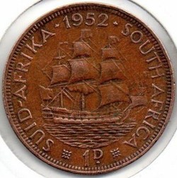 George VI - One Penny 1952 - South Africa