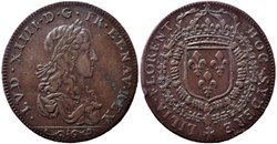 Louis XIV - c.1650, Jeton "HOC SYDERE LILIA FLORENT" (var)