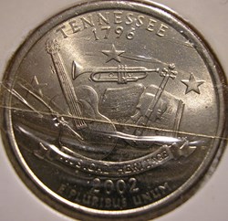 2002 P Quarter Dollar - Tennessee State