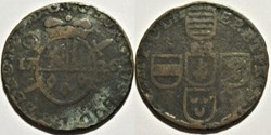 1726 Georges-Louis de Berghes, 1 Liard - Principauté de Liège