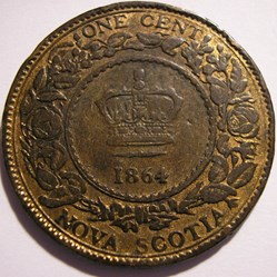 Victoria - One Cent 1864 - Nova Scotia