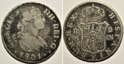 1801 - 2 Reales Sevilla - Carlos IV de España