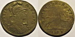 Minerva - 1797 Prussian Rechenpfennig