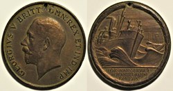 George V of UK - 1919 Mercantile Marine Medal