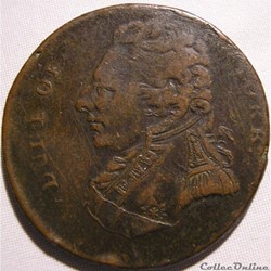 ca.1795 HalfPenny - Duke of York - Middlesex